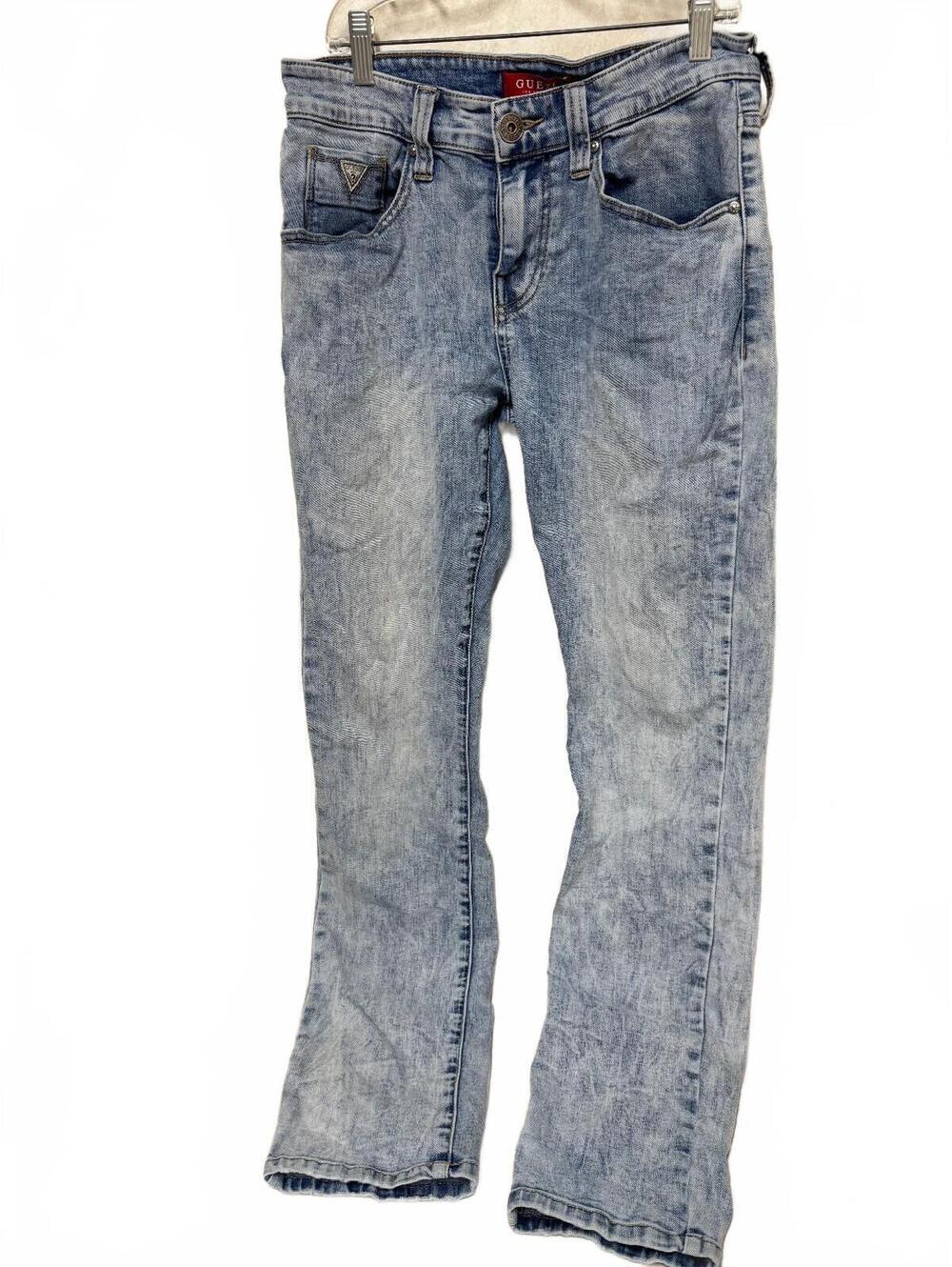 GUESS Los Angeles Men's Slim Tapered Jeans Light Acid Wash 30x32